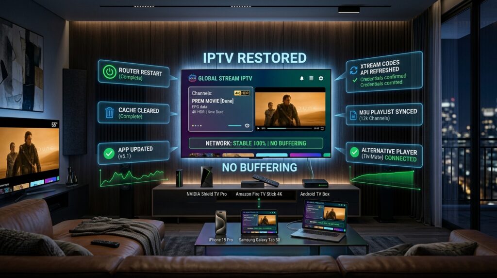 is xtreme hd iptv down