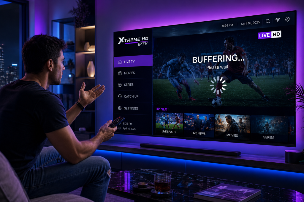 xtreme hd iptv keeps buffering