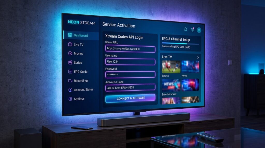 xtreme hd iptv code