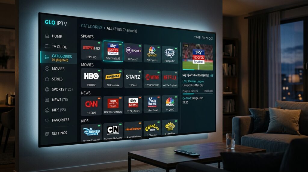 xtreme hd iptv channel list