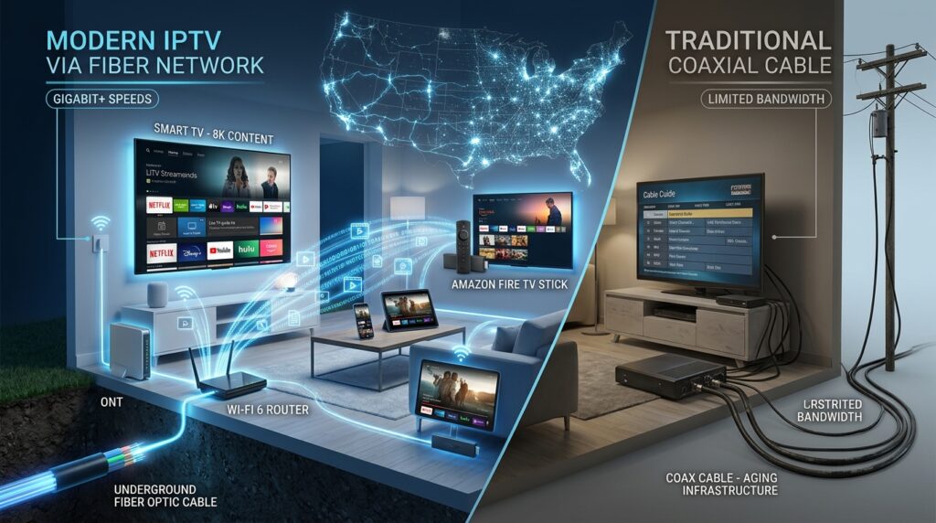 iptv vs cable usa
