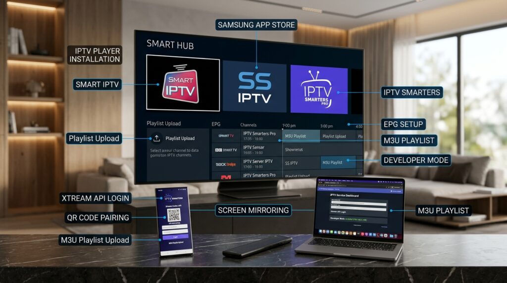 xtreme hd iptv samsung tv