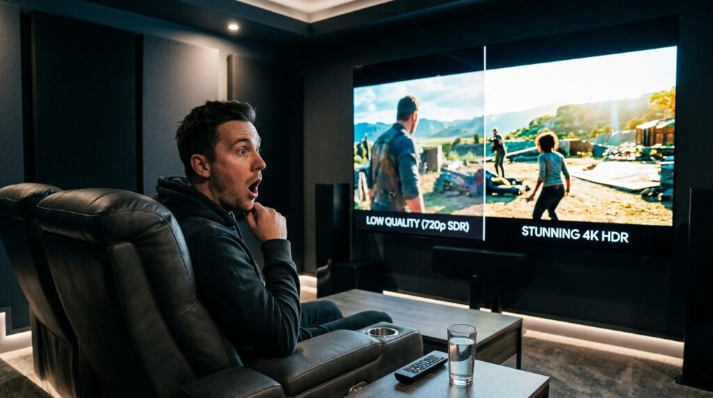 High definition streaming service